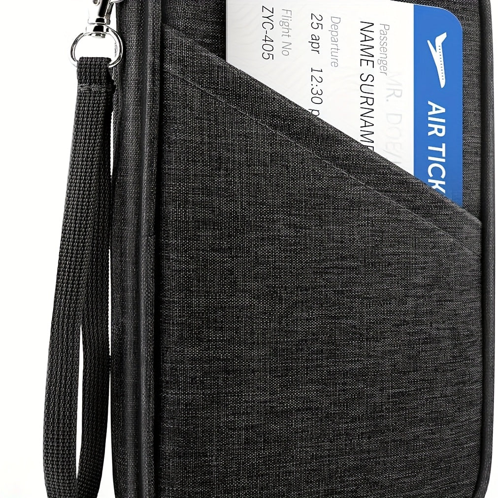 Passport Holder Family RFID Travel Document Organizer for Women Waterproof Passport Wallet Men Portable Case for Cards